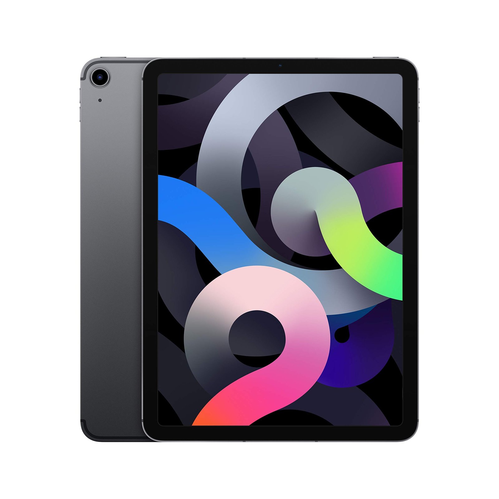 Apple 10.9-inch iPad Air Wi-Fi 10.9-inch, Wi-Fi + Cellular, 64GB) - Black (Latest Model, 4th Generation) (Renewed)
